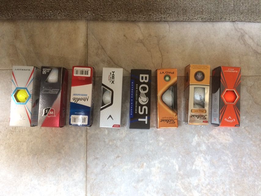 Golf Balls Titleist And Callaway