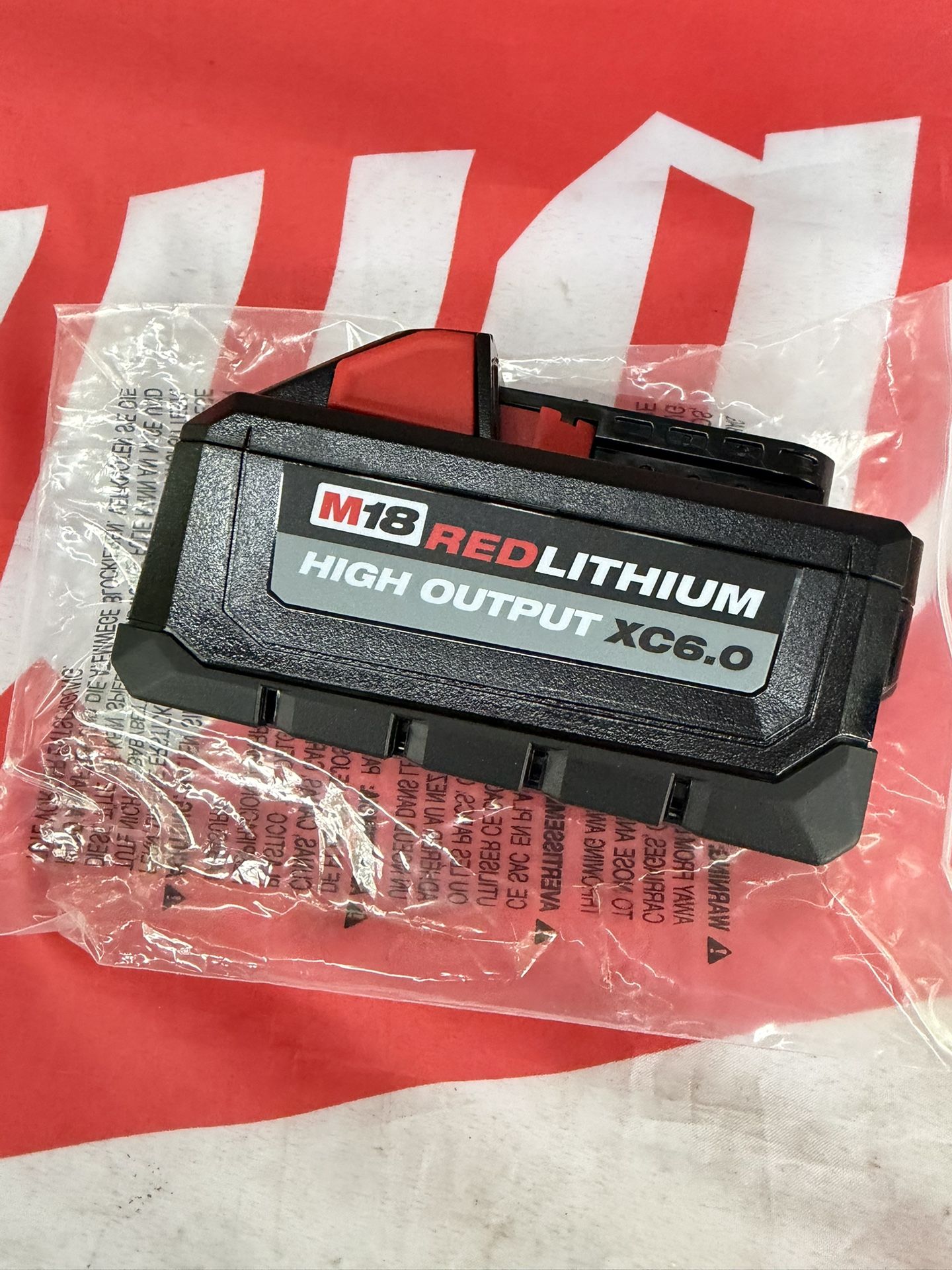 Milwaukee M18 18-Volt Lithium-Ion High Output Battery Pack 6.0Ah