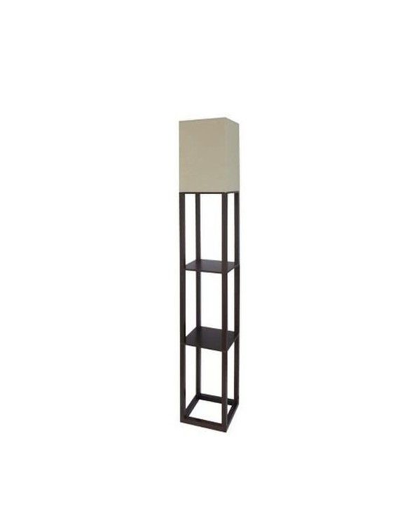 Shelf Floor Lamp with Shade - Espresso