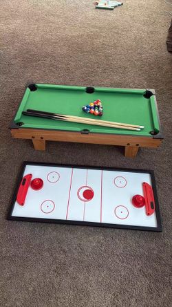 32" Mini Pool Table ➕  Top Air Hockey Game for Kids
