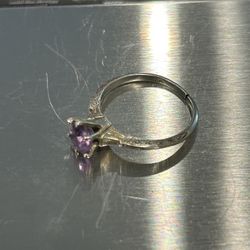 Vintage Women Ring 18K White Gold