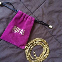 24 karat gold-filled franco chain