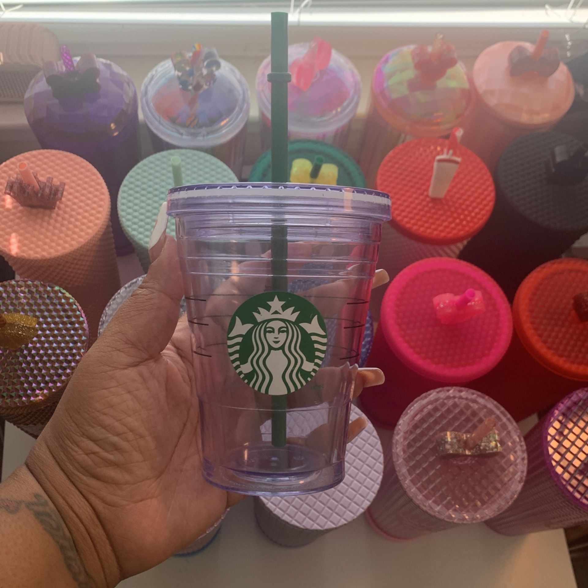 2012 Starbucks 12 Oz. Clear Tumbler