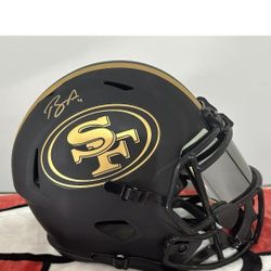 San Francisco 49ers Brandon Aiyuk Full Size Autographed Replica Helmet 