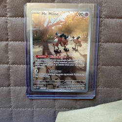 Mr. Mime 179/165 SV Pokemon 151 English 2023 Illustration Rare