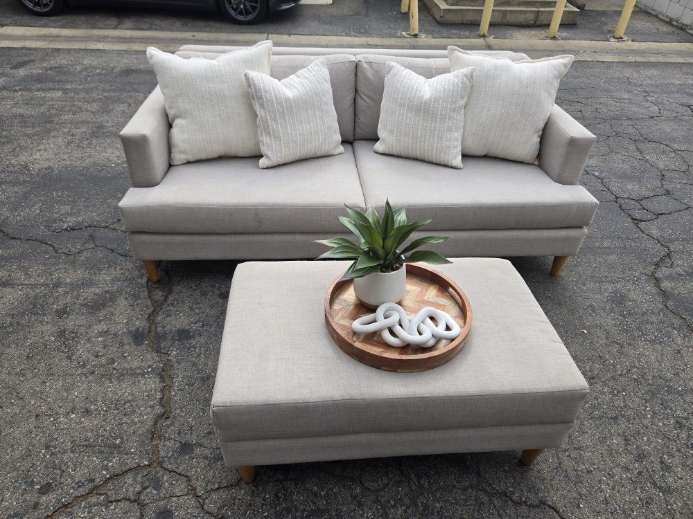Sofa And Ottoman 