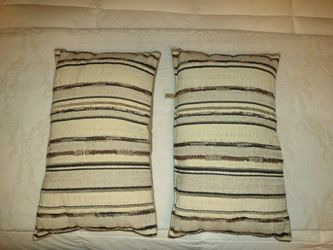 Pillows, 17 Inches Long And 10 Inches Tall