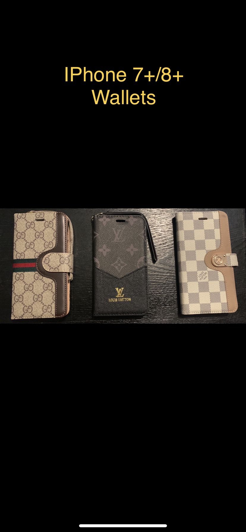 IPhone 6+/ 7+/8+ Wallet Cases