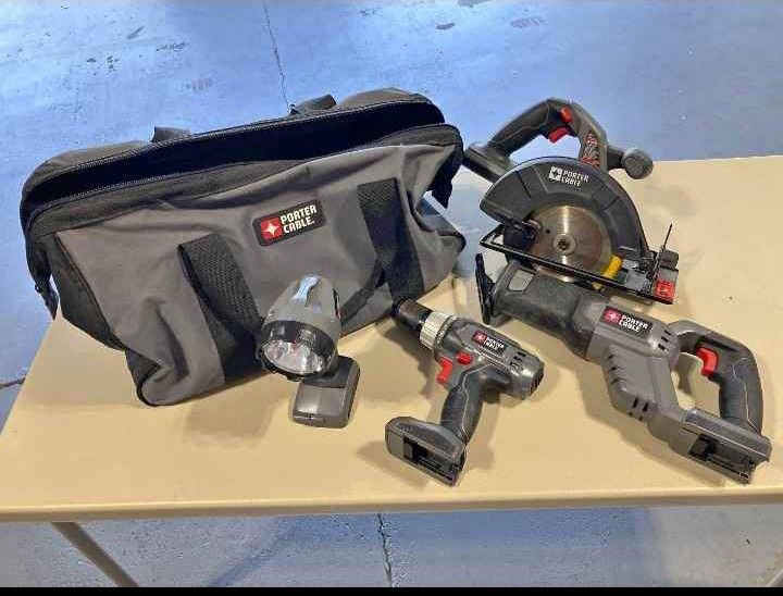 PORTER CABLE 18V POWER TOOL COMBO