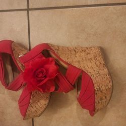 Platform Red Heels Just FAB