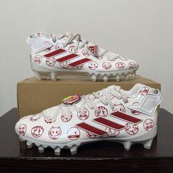 Adidas Freak 22 Big Mood DSG SM Football Cleats Men's Size 11.5 White Red GZ6901