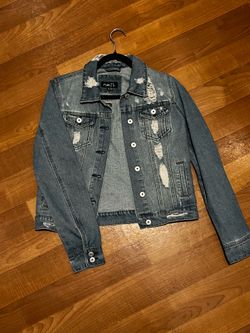 Brand New Distressed Jean/Denim Jacket by Rue 21