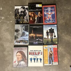 80 DVDs And CDs For Sale