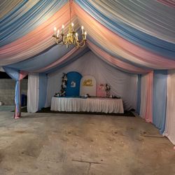 INTERLOCK/CHIFFON FABRIC CANOPY PANELS