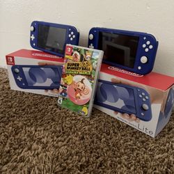 2 Nintendo Switch + Game 