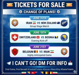FIFA tickets (Soccer)