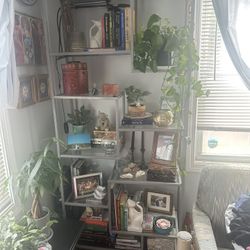 Metal/glass Shelving Unit 