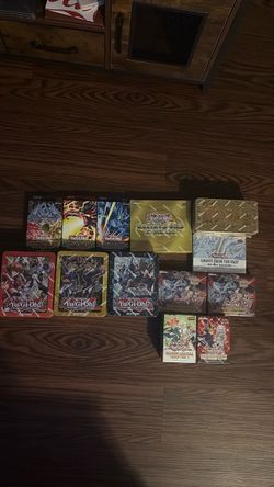 Yugioh tcg boxes/tins