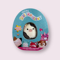 Squishmallow Tin Connor the Cow Micromallow & Pin Collectors Edition 3pk Cards