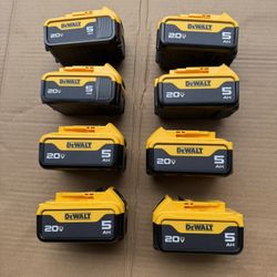 DeWalt Batteries 20v 5ah 60ea