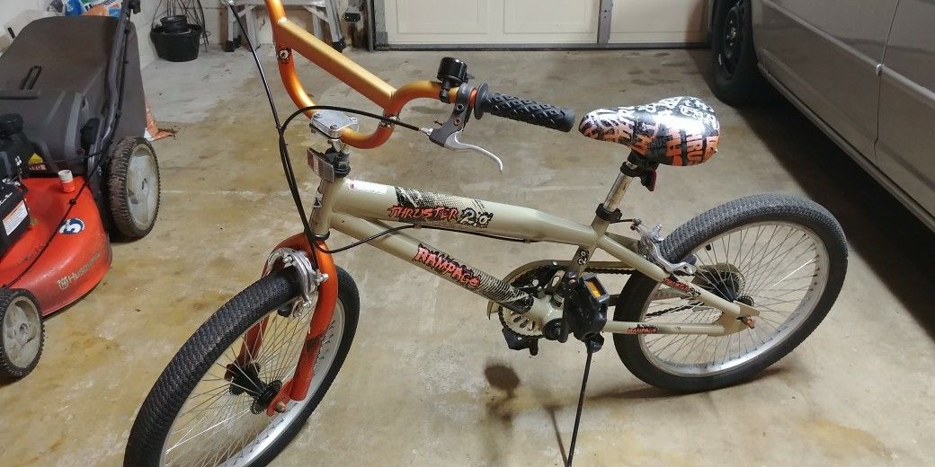 Thruster rampage bmx bike sale