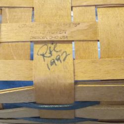 Longaberger Cracker Basket With Divider. 
