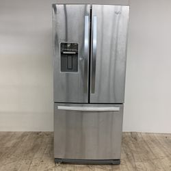 30’ WIDE WHIRLPOOL STAINLESS STEEL FRENCH DOOR REFRIGERATOR 