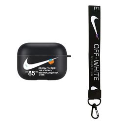 Nike Off White Protective Case For Apple Airpods Gen1 Gen2 And Pro