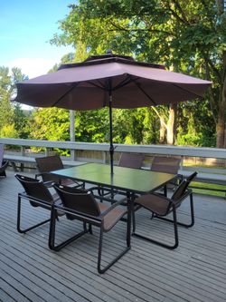 8 PC Tropitone Outdoor Dining Set