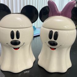 Mickey And Minnie Cookie Jars