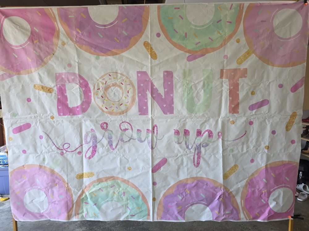 5x7 DONUT GROW UP BANNER