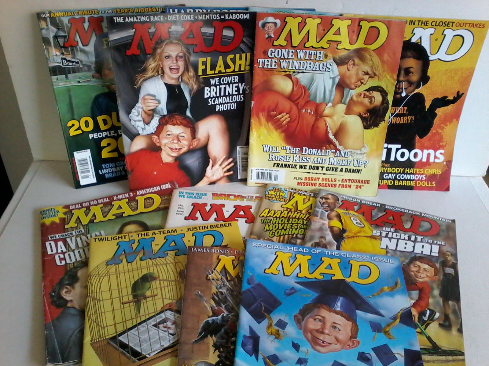 13 MAD Magazines Excellent Condition