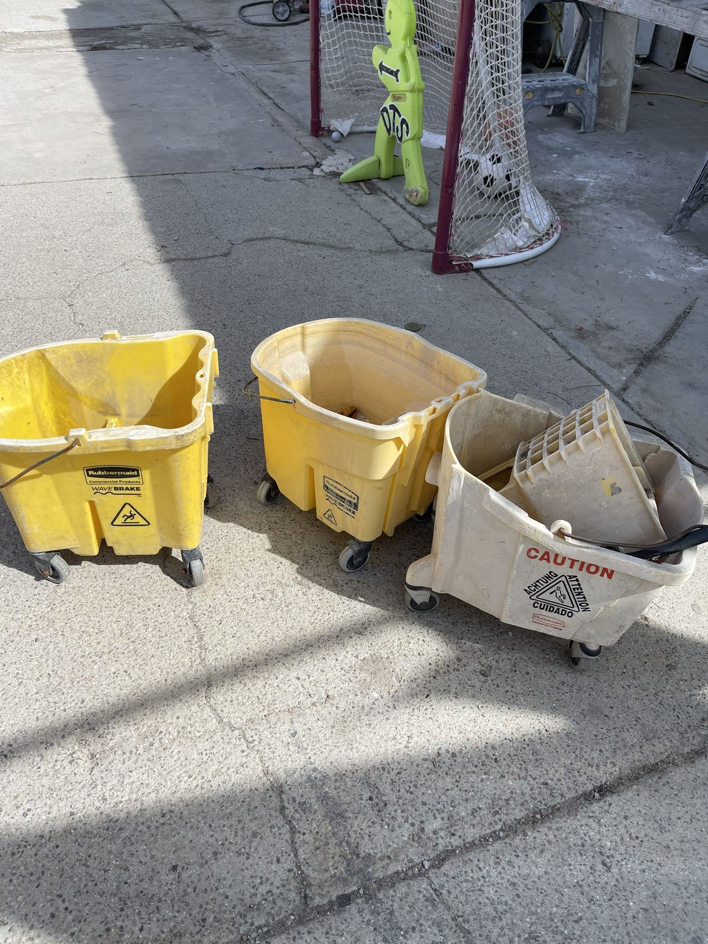 Mop, buckets, commercial