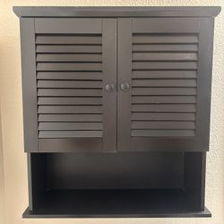 Black Storage Cabinet 