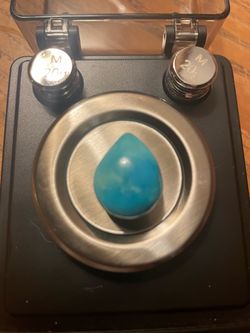 Natural Morenci Turquoise – Hand Cut & Polished – 19.6 ct