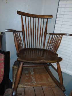 Antique Wooden Rocking Chair