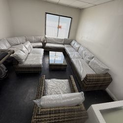 High Quality Patio Furniture Large Sectional Clearance Sale Last Set 