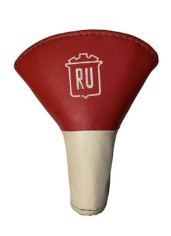 Rare 1950s ~ 1960s Royce Union Branded Incomplete Red & White Bicycle Seat