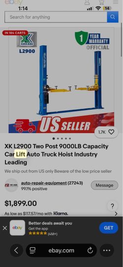 9000 Lb 2 Post Lift