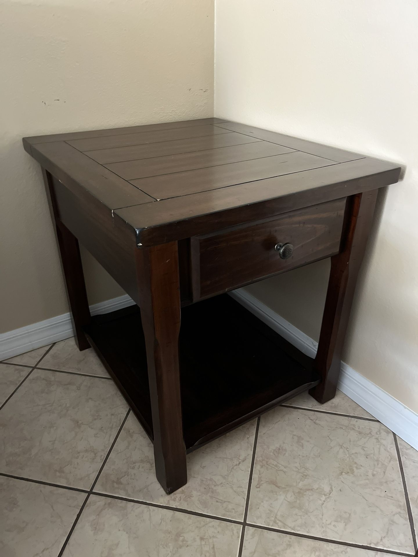 Brown Side Table