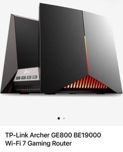 TP-Link Archer GE800 Wi-Fi 7 Gaming Router BE19000 Dual 10G