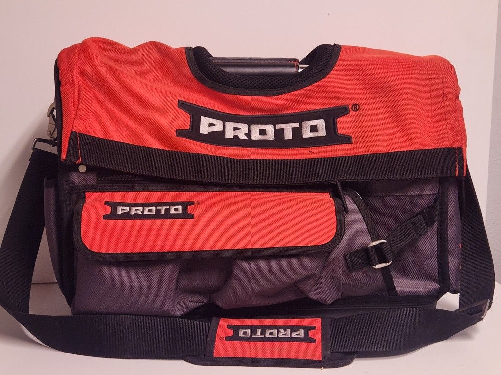Proto Tool Bag Large Toolbox with strap Heavy duty VGC