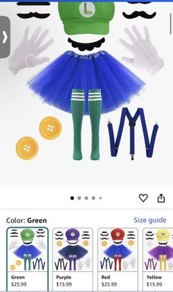 Luigi Women Costume Accessories