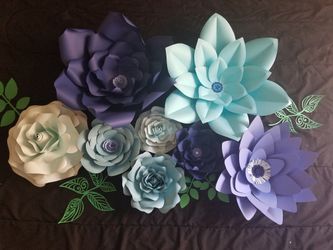 Paper flowers/ decoration