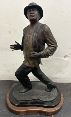 Vintage 27” bronzed Huntsman sculpture Opera Famous Musical Artist Ben Vereen Signed 2/50