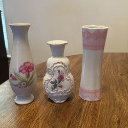 Three Bud Vases