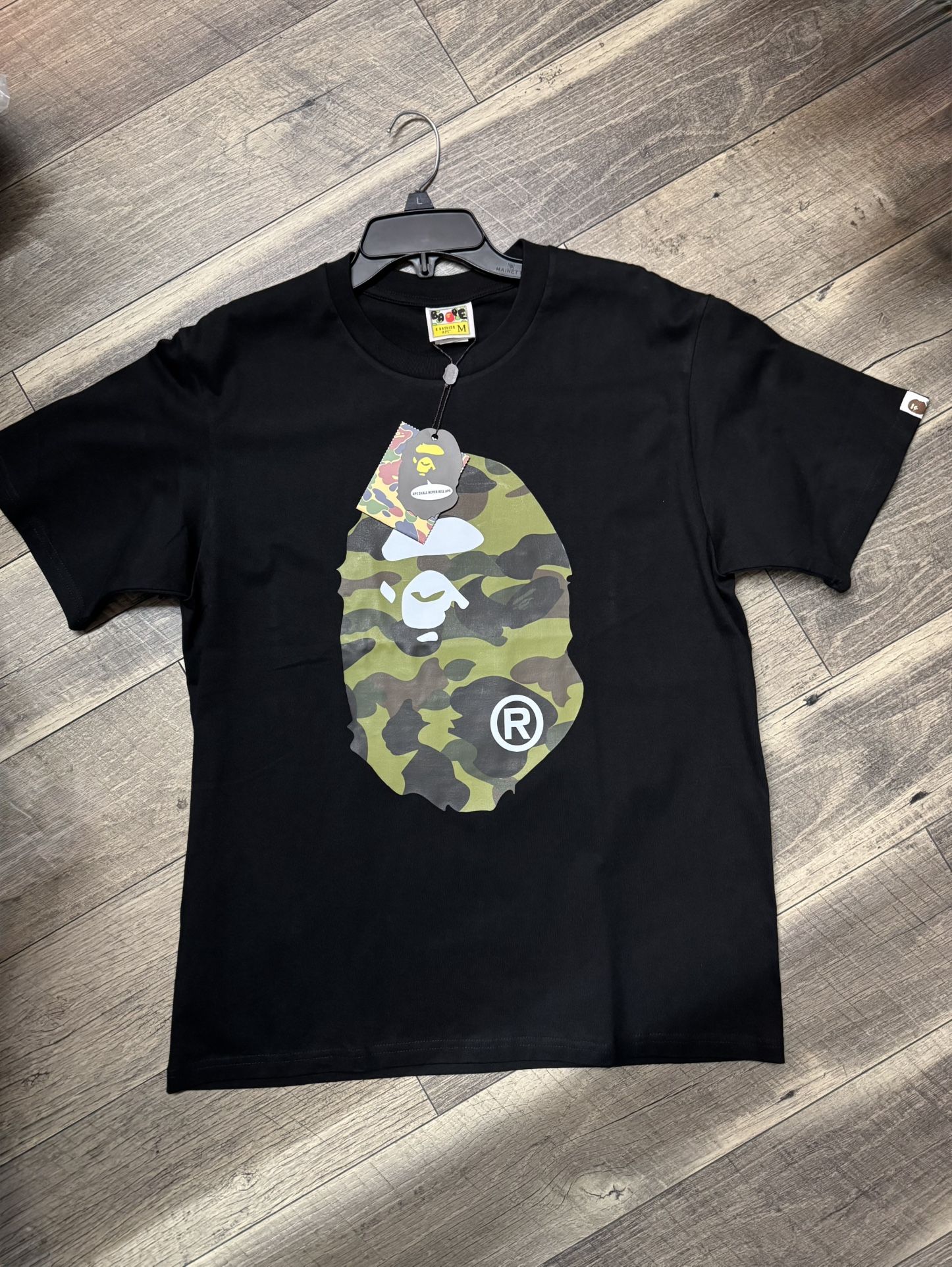 bape t shirts size M
