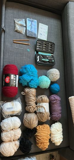 Yarn and crochet supplies