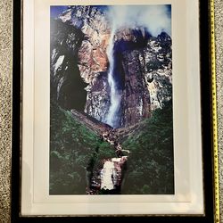 Large framed Angel Falls print