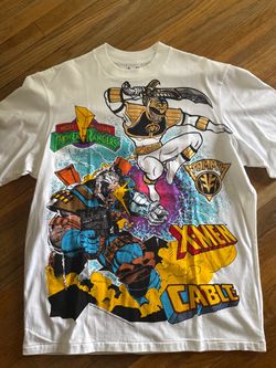 Mighty Morphin Power Rangers X-Men Cable Graphic Tee XL